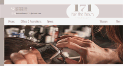 Desktop Screenshot of 171hairandbeauty.com